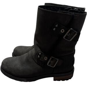 Ugg Niels Ii Boots Black Chelsea ankle Boot size 7